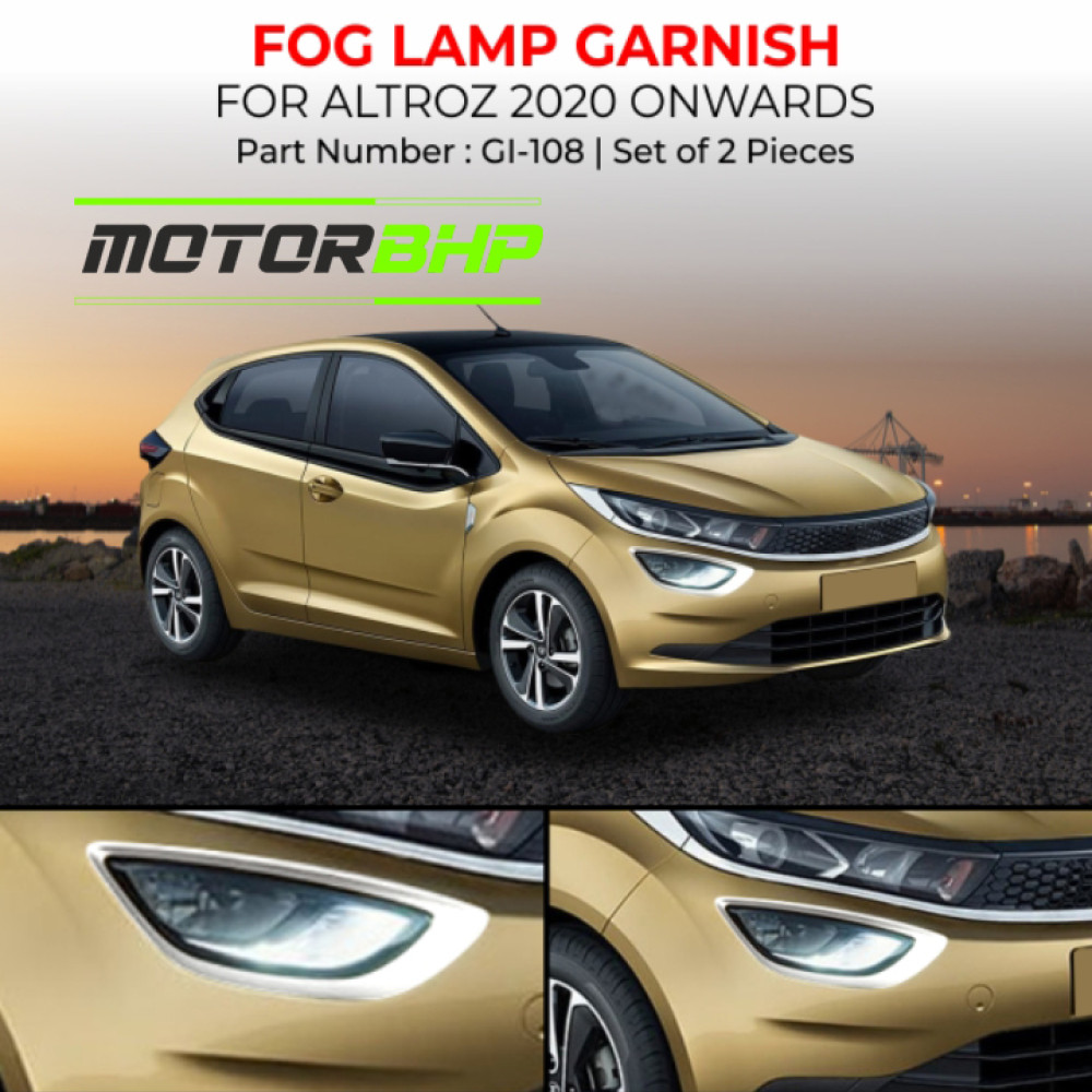 Buy Tata Altroz Fog Lamp Garnish Car Accessories Online Shopping
